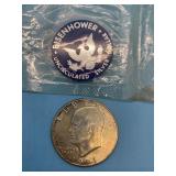 1971 Uncirculated Eisenhower Silver Dollar