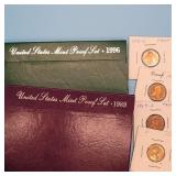 1989 Proof Set, 1996 Proof Set and 1961,(2)69,71