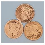 1923-P,D,S Peace Dollars