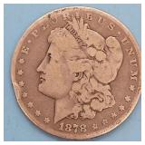 1878-P Morgan Dollar  First Year Issue