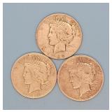 1922-P,D,S Peace Dollars