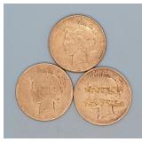 1922-P,D,S Peace Dollars
