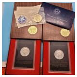 (2) 1972-S  & 1971-S Eisenhower Dollars