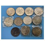 (11) 1964 Silver Kennedy Halves