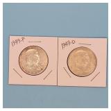 1949-P & D Franklin Halves  Key Dates