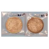 1921-P & D Morgan Dollars  And Another