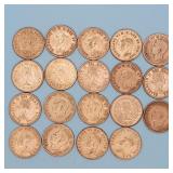 (19) Silver Canadian Quarters
