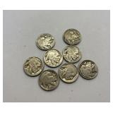 1917-P,18-P,19-P,19-S,20-P,20-S,23-P38-D Buffalo