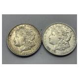 1921-P & D Morgan Dollars
