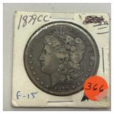 1879-CC Morgan Dollar Rare Carson City Mint