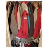 Mens XL winter coats and womens shoes
