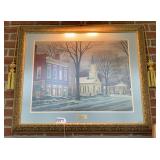 Evening service Hudson, OH Kinley Shogren print
