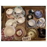 Tea cups and saucers