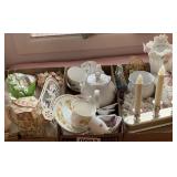 Tea set, battery candles, decor and more