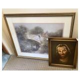 (2) art prints