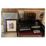 Paper organizers, desk light, more