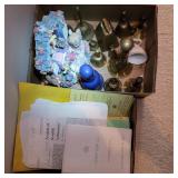 Bells, musical figurine and ephemera