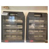 (2) Hardware organizers