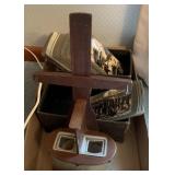 Stereographic cards and card reader