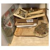 Cutting boards, holiday placemats, figurines, more
