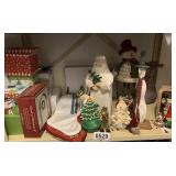Gift boxes, stockings, Christmas figurines, more