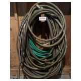 Multiple garden hoses
