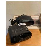 (2) alarm clock radios