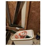 Nails, tool box, misc metal and more