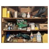 Hose, rat bait, light bulbs, paints and more