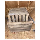 (2) Wood crates