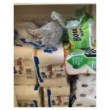 Scott's toilet paper and bounty napkins