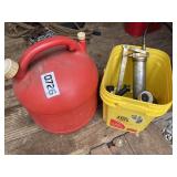 Gas can, grease gun, love splitters, more