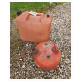 (2) gas cans