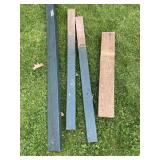 Wooden posts