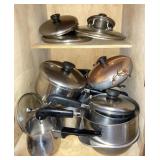 Pots, pans, lids