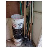 Fence post, loppers and more