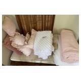 Pillows, blankets