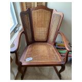 Wooven rocking chair