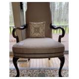 Victorian style Chair with small beaded pillow