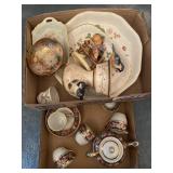 Tea set, plates