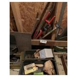 Rebar, misc nails and screws and box