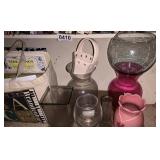 Vases and sheet music books