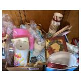 Paper plates, cups, napkins and more