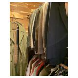 Mens coats, suits and L & XL shirts