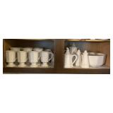 White dishes