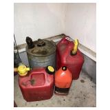 Gas cans- not full, bar oil