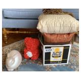 Throw pillows and decor