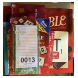 Scrabble games and books
