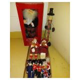 Scottish/British figurines and Santas
