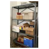 Metal shelving unit